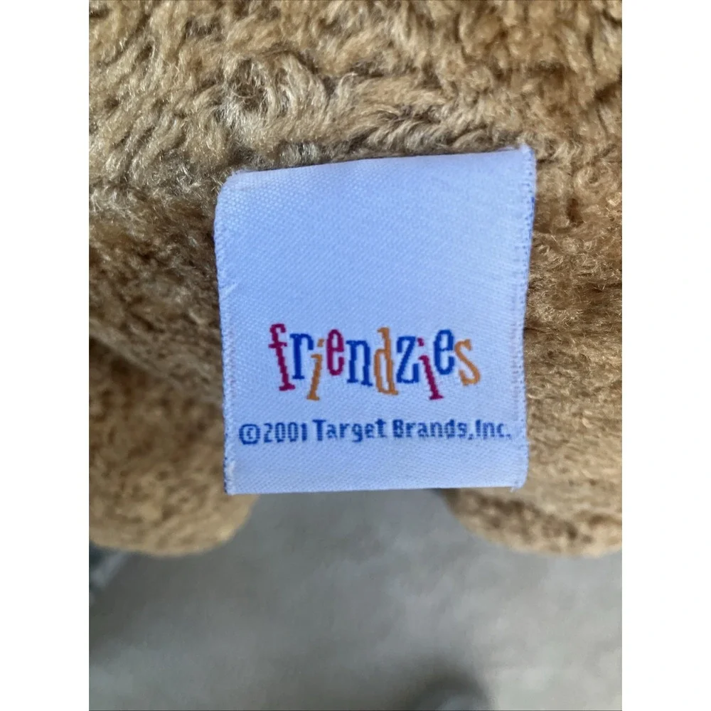 Friendzies Target Brands 2001 Stuffed Plush Brown Reindeer‎ Red Bow